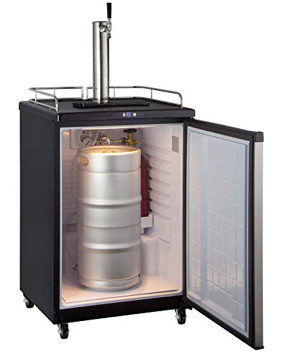Image of Kegco Keg Dispenser, Single Faucet, Stainless Steel