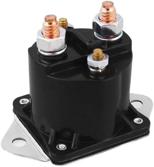 Winch Control Solenoid Relay Replacement 4 Terminal 12V Compatible with 72631 28396 SAZ4201AHY