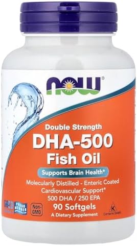 Ômega 3 DHA 500mg EPA 250mg Now Foods (90 Cápsulas)