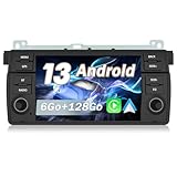 AWESAFE Android 13 Autoradio[6Go+128Go] pour BMW E46 3 séri avec Carplay Android Auto 7 Pouces GPS WiFi USB FM Bluetooth Commande au Volant