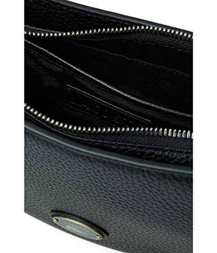 Image of Lacoste Women's Top Grain Leather Halfmoon Shoulder Bag