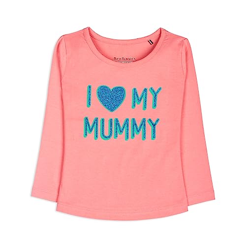 Image of Real Basics Girls Regular Fit Full Sleeves Tshirt (Pack of 2)