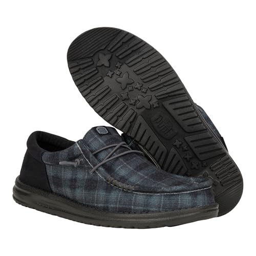 HEYDUDE Men's Wally Funk Plaid Sneaker3
