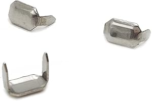 Silvery Leather Staples: 100 pcs of Copper Staples for Your Leathercraft and Zipper Fastening Needs