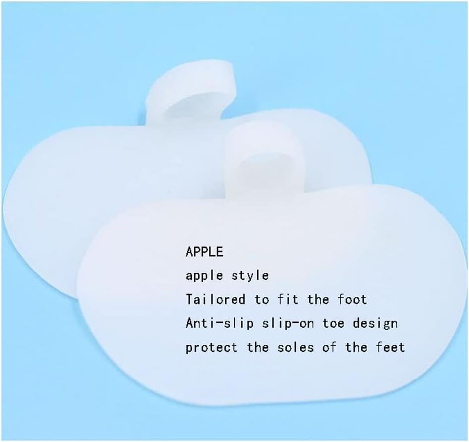 DEAVER Shaped Forefoot Pad Silicone Non-Slip Anti,Toe Splitter High Heels Front Half,Minimally Invasive Gel Hallux Valgus Straightener –Foot Pain Relief