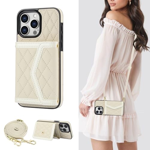 Hoyong iPhone16 ProMax �P�[�X �蒠�^ �V�����_�[ �X�}�z�P�[�X ���|�� �񂩂� �΂߂��� �X�g���b�v For iPhone16 pro max �P�[�X �w�ʃJ�[�h���[ ���� �ϏՌ� �X�^���h�@�\ �A�C�t�H��16�v�� �}�b�N�X �P�[