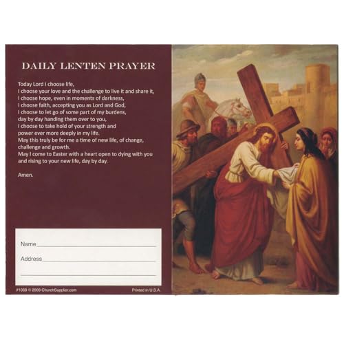 Dollar Collection Coin Folders for Lent, Easter Sacrifice Holds $20.00-50 Folders