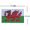 Set of 5 Wales Embroidery Patch Iron on or Sew on Embroidered Motif ...