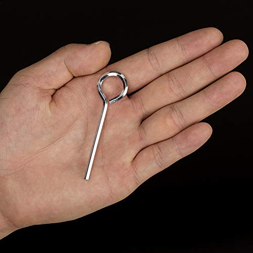 10 Pack 1/8 inch Standard Hex Dogging Key with Full Loop, Allen Wrench Door Key for Push Bar Panic Exit Devices - Thumbnail 5