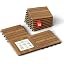 Golden Teak Striped Pattern