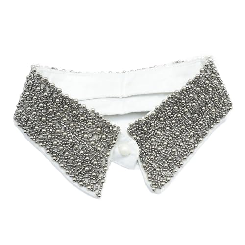 Faux col amovible pour styliser un pull col rond sans l'inconfort d'une chemise classique