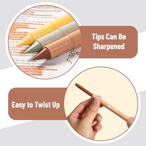 Image of Mr. Pen- Gel Highlighter, 12 Pack, Vintage Colors | Bible Highlighters No Bleed, No Bleed Highlighters