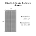 MAGZO Magnetic Screen Door Fit Door Size 34 x 82 Inch, Screen Size 36