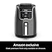 Ninja | XL Single Basket Air Fryer | 5.5 QT Capacity fits 3lbs of Wings | 5-in-1Air Fry, Roast, Bake,Reheat & Dehydrate |Dishwasher Safe Parts & Recipe Guide | Grey |AF150AMZ