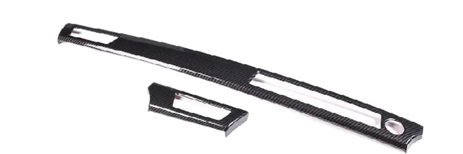 for 3 Series E90 2005-2012 ABS Car Interior Dashboard Panel Cover Trim Decoration Stickers MCQNDS(Style B Carbon Fiber)