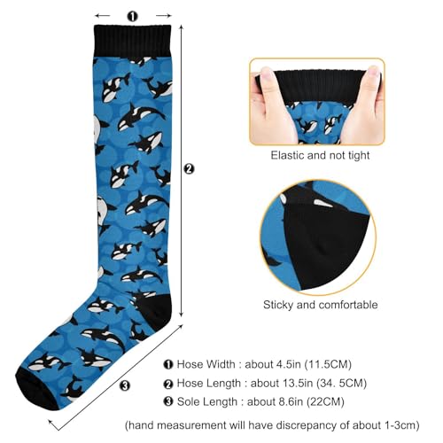 Image of Compression Socks for Women & Men, Knee High Socks for Circulation Medical Running Athletic Nurse Travel