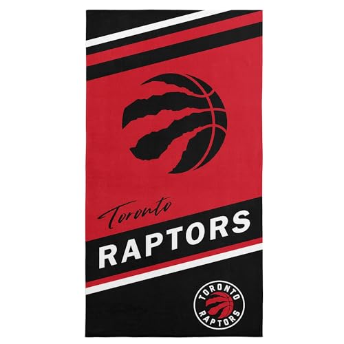 Northwest NBA Toronto Raptors Microfiber Beach Towel, 30 x 60 Inches – Quick Dry, Sand Resistant, Lightweight, Highly Absorbent, Spirited Design