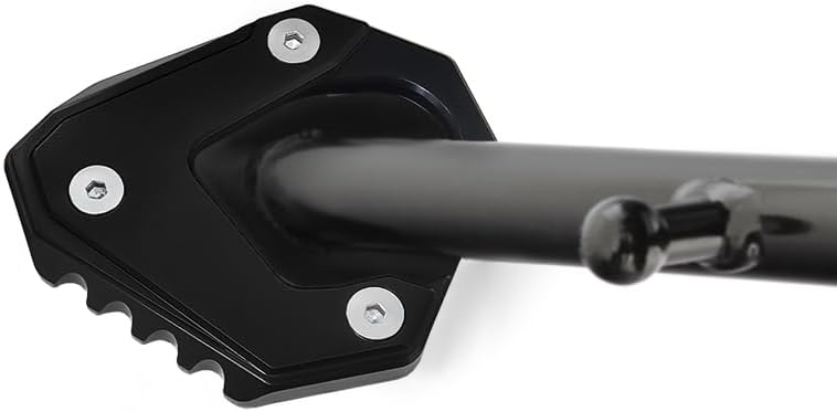 Modeer Compatible with B.M.W G310GS G 310 GS 2019~2024 Motocycle CNC Kickstand Side Stand Enlarge Extension Pad g310gs gs 310 Accessories (G310GS-black)