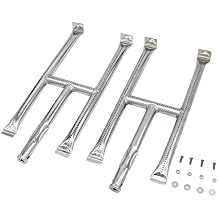 Burner Tube Set for Blackstone 22 Inch Table Top Griddle, Set of 2 Stainless Steel Grill Burner Tubes with Screws