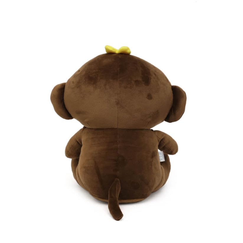 Image of Storescent Soft Toys for Kids - Stuffed Animal Plush Soft Toy for Boys & Girls | Plushie Toy Brown Monkey 30cm