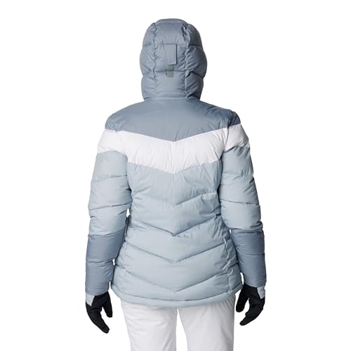 Columbia Women's Abbott Peak Insulated Jacket, Ski Jacket, Cirrus Grey/White/Tradewinds Grey, Size S - Image 2