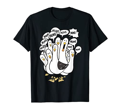 Mine Mine Mine Seagull Funny Bird Lover Beach Chicken Gifts T-Shirt