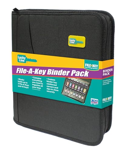 Lucky Line File-A-Key, Binder, 42 Units, 13-3/4″(W) x 11″(L) x 2.5″(H)