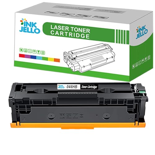 InkJello Compatible Toner Cartridge Replacement for Canon i-SENSYS LBP-653Cdw LBP-654Cx MF-732Cdw MF-734Cdw MF-735Cx 046HB (Black, 1-Pack)