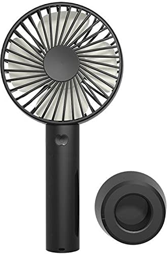 Image of SUNSINE Rechargeable and Portable Mini USB Fan Li-ion Battery, 3 Speed Option and Table Dock (Black) Black