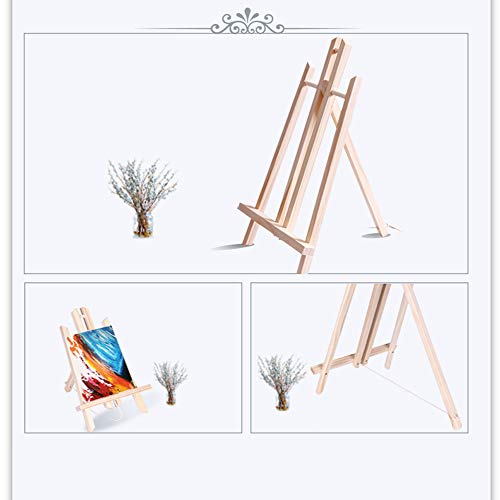 Mini Portátil De Madeira Arte Cavalete Suporte Ângulo Ajustável Pintura de Mesa Cavalete Display Sta