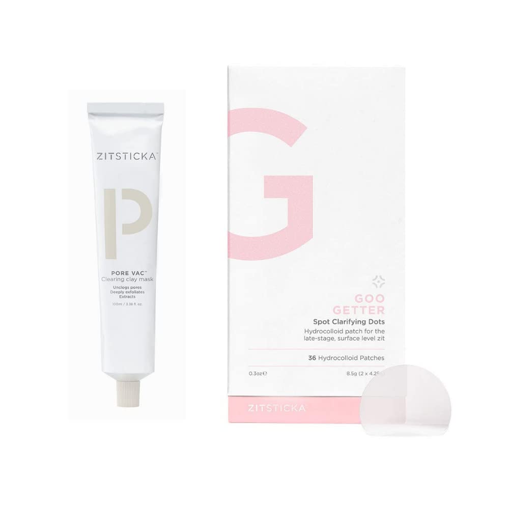 Buy ZitSticka Unclog Duo PORE VAC, AcidRich Clay Mask To Vacuum Pores