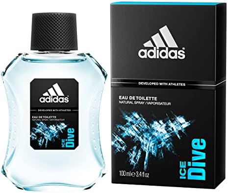 Adidas Ice Dive By Adidas For Men, Eau De Toilette Spray, 3.4 Fl Oz Bottle