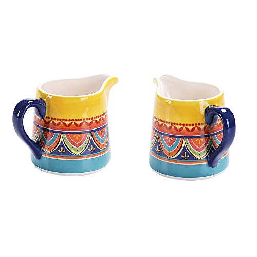 Bico Tunisian Ceramic Sugar And Cream Set, Dishwasher Safe #TOP3
