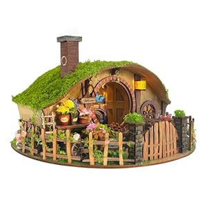 DIY Miniature House Kit – Wooden 3d puzzles Blind Box Design, Stress-Relieving Craft for Teens & Adults, Dollhouse Kit Gift & Home Decor