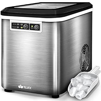 Eiswürfelmaschine tillvex Edelstahl 12 kg