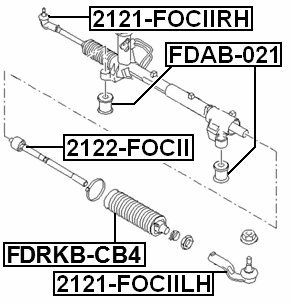 Amazon.com: Steering Gear Boot Febest FDRKB-CB4 Oem 1377499  
