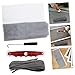 DIYEAH 1Set Window Screen Repair Tool Kit Durable Installation Tools with Rollers Spline and Hooks for Easy DIY Rescreening and Maintenance