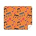 Colourful Music Notes Orange Cleaning Cloth Screen Cleaner 2pcs Suede Fabric