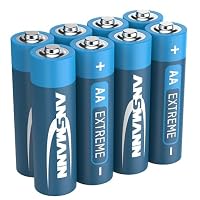 ANSMANN Extrem Lithium Batterie AA Mignon LR6 FR6 L91 1,5V, 8 Stück, Einwegbatterien, mehr Power für High-Tech Geräte, GPS Geräte, Spielzeug, Kamera (Packung mit 2) – Ansicht 2
