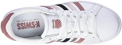 K-Swiss Women's Low-Top Sneakers, White Witheredrose Rose Gold, 8 US | Image 2