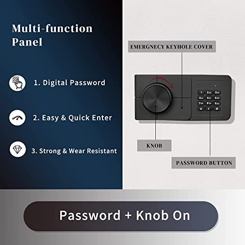 Armoire de sécurité pour bureau et maison CLSDRZC avec clavier programmable - 5