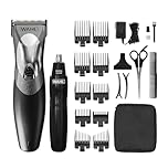 Wahl Clip N Rinse Hair Clipper for Men, Gifts for Him, Head Shaver, Men's Hair Clippers, Nose Trimmers for Men, Cordless Clippers, Washable Head, DIY Haircuts, Easy Home Haircutting