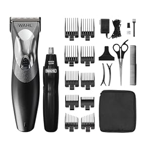 Wahl Clip N Rinse Hair Clipper for Men, Gifts for Him, Head Shaver, Men's Hair Clippers, Nose Trimmers for Men, Cordless Clippers, Washable Head, DIY Haircuts, Easy Home Haircutting