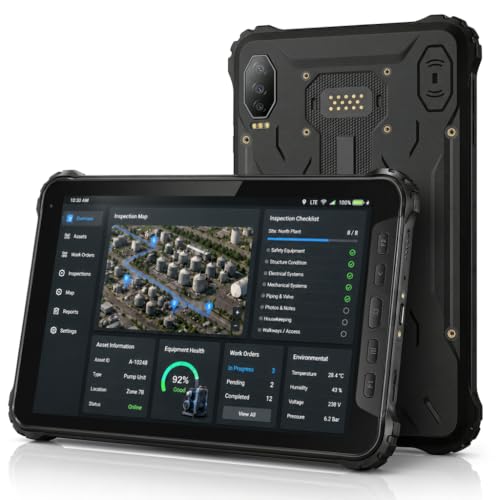 Image of AOZORA K8 Active 8 inch Rugged Android Tablet, 4G LTE, IP69K, Night Vision