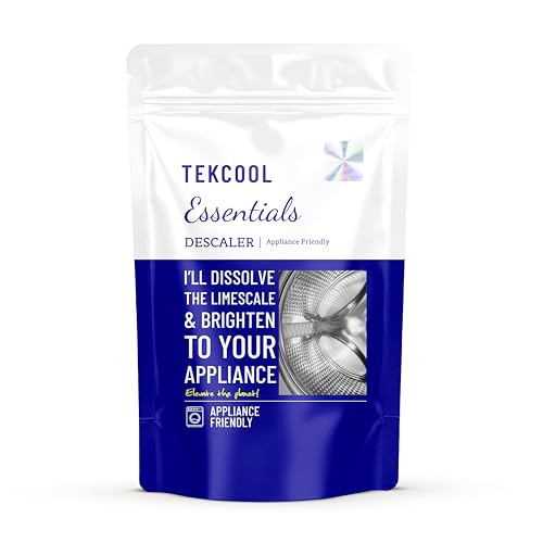 Image of TEKCOOL Washing Machine Cleaner, Descaler for Washing Machine Front Load and Top Load, Washing Machine Cleaning Powder, Descaling Powder for Washing Machine (Blue, Pack of 4).