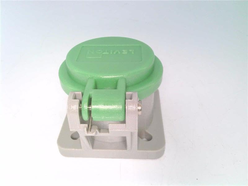 Leviton 16S31-UG GN THERMOPL SNAP Back CVR/Male/F PNL REC