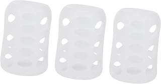 Toyvian 3pcs Silicone Bottle Sleeves Wide Mouth Scald Non Slip Protective Covers Heat Insulation Feeding Bottle Cases for Safety