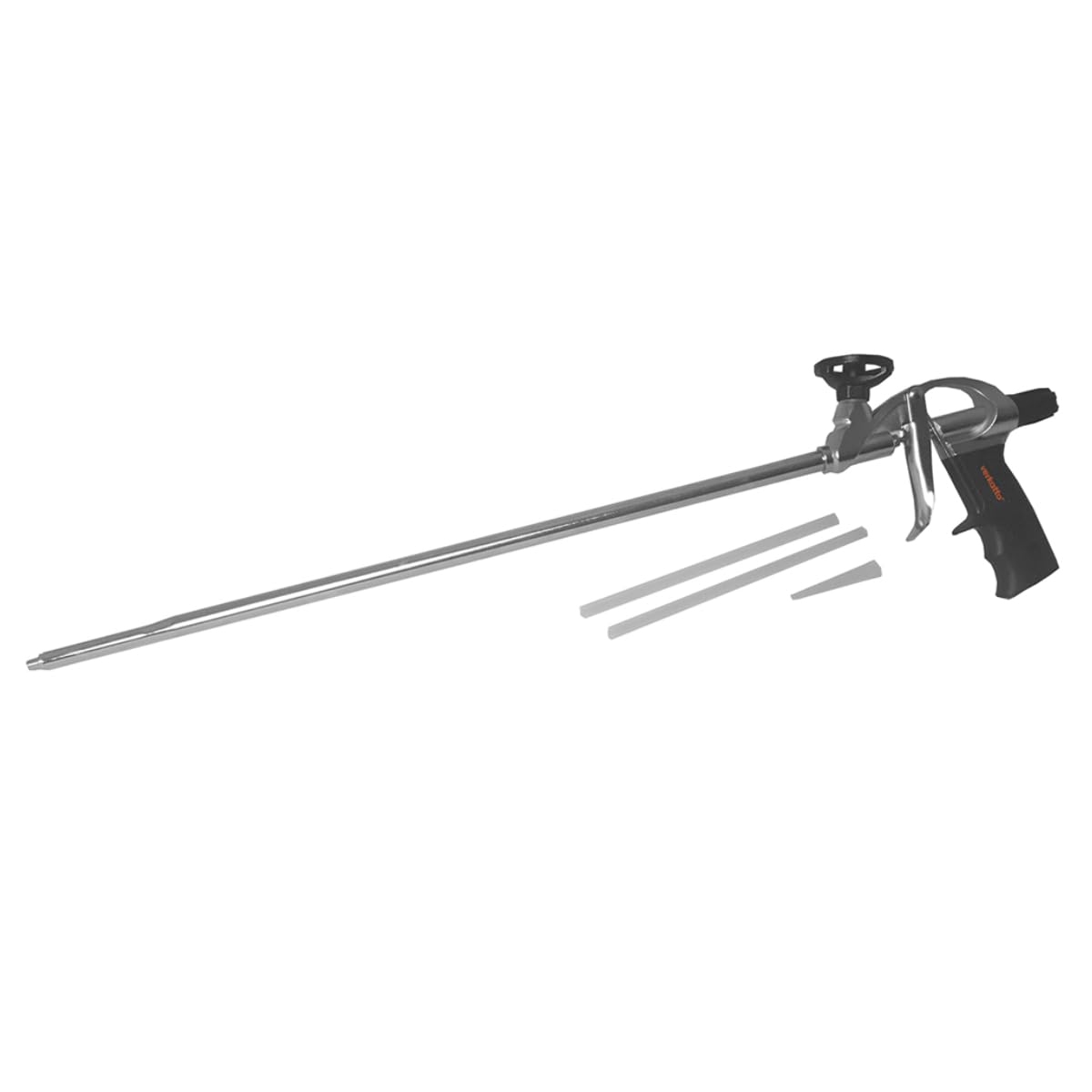 Pistola de espuma de teflón de montaje, pistola de espuma de construcción, con lanza de 500 mm