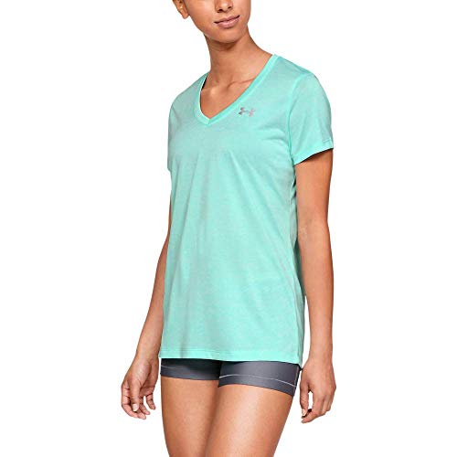 Image of Under Armour Womens Tech V-Neck Twist Short-Sleeve T-Shirt