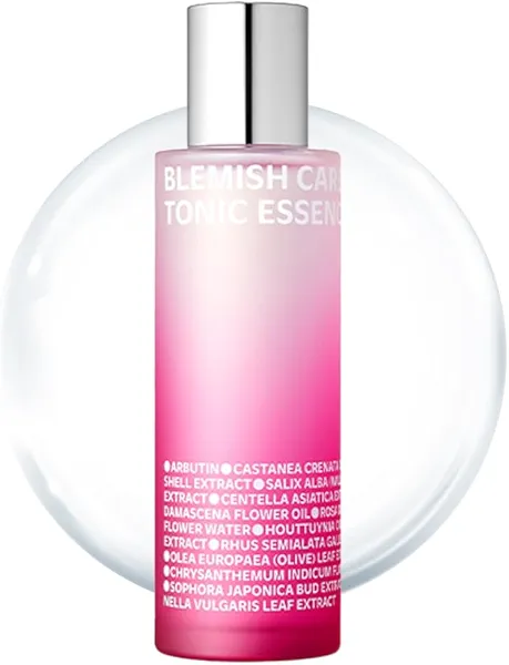 ISOI Blemish Care Toner, Skin-Smoothing Essence & Hydrating Toner for Face, for Sensitive Skin, Lightweight & Refreshing Formula, Korean Skin Care (4.39 fl.oz/130ml)